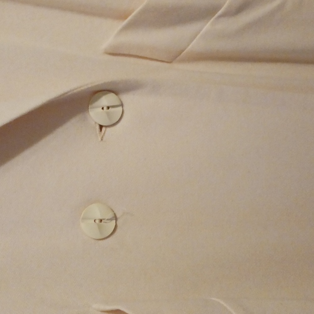 Cream Full Length Blazer View 4